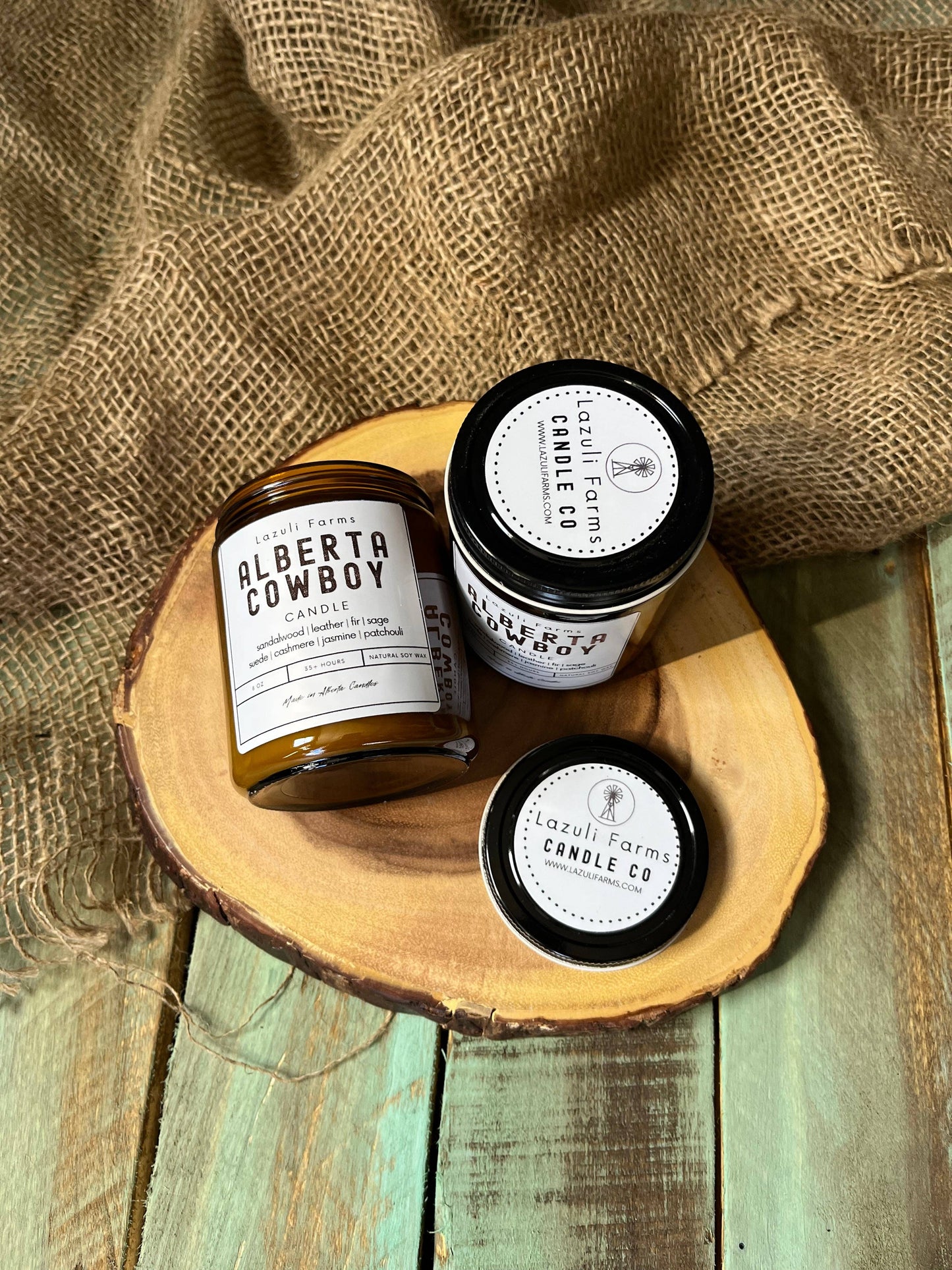 Alberta Cowboy Candle