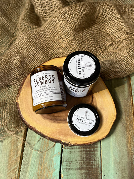 Alberta Cowboy Candle