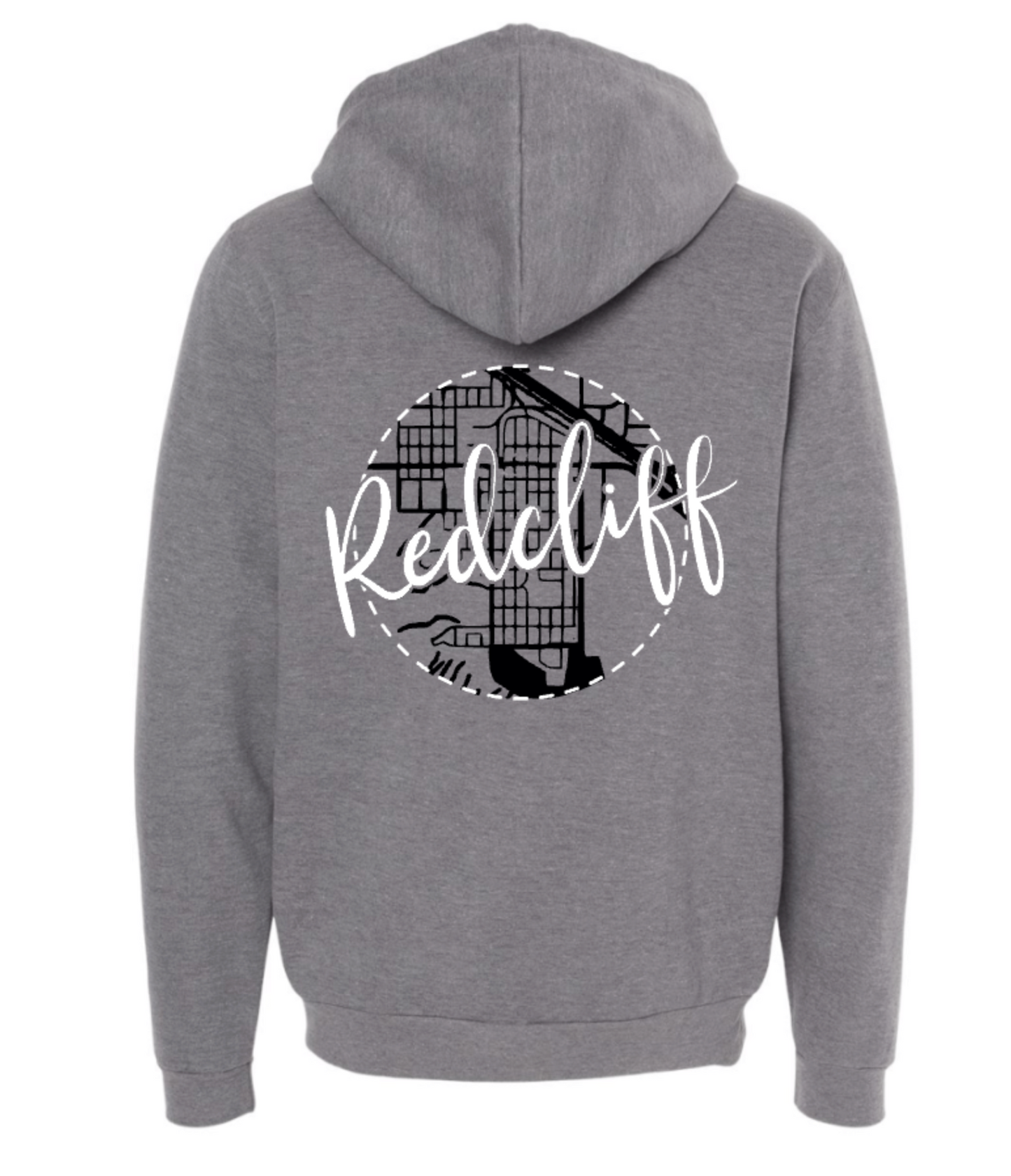 Redcliff Map Zipper Hoodie